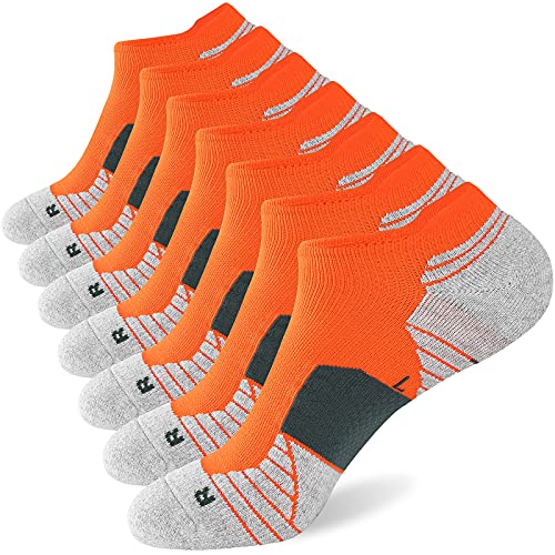 7 Pairs Orange Grey