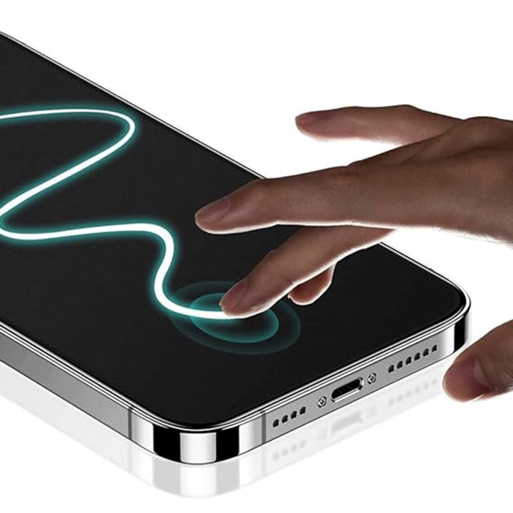 iPhone 12 Screen Protector - Tempered Glass Shield with HD Clarity & Anti-Scratch Protection - Perfect for Everyday Use, Gaming & Work