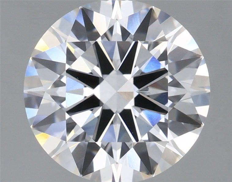 2.63 Carat D Color VVS2 Clarity Round Lab-Created Diamond for Engagement Rings & Fine Jewelry