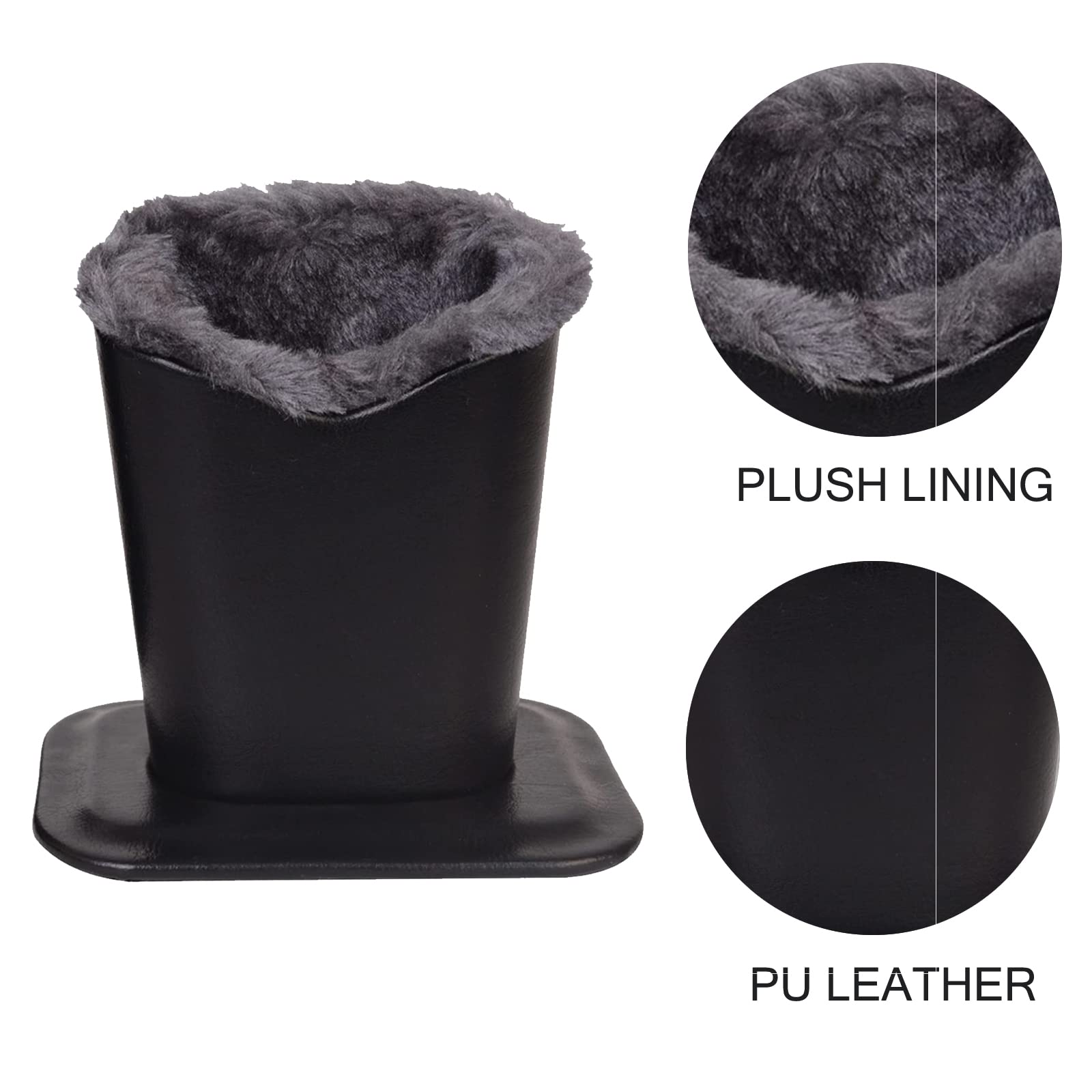 2 Pack Soft Plush Lined Eyeglasses Holder Stand - Protective Glasses Case for Desk, Nightstand & Travel - Perfect for Home, Office & On-the-Go Use