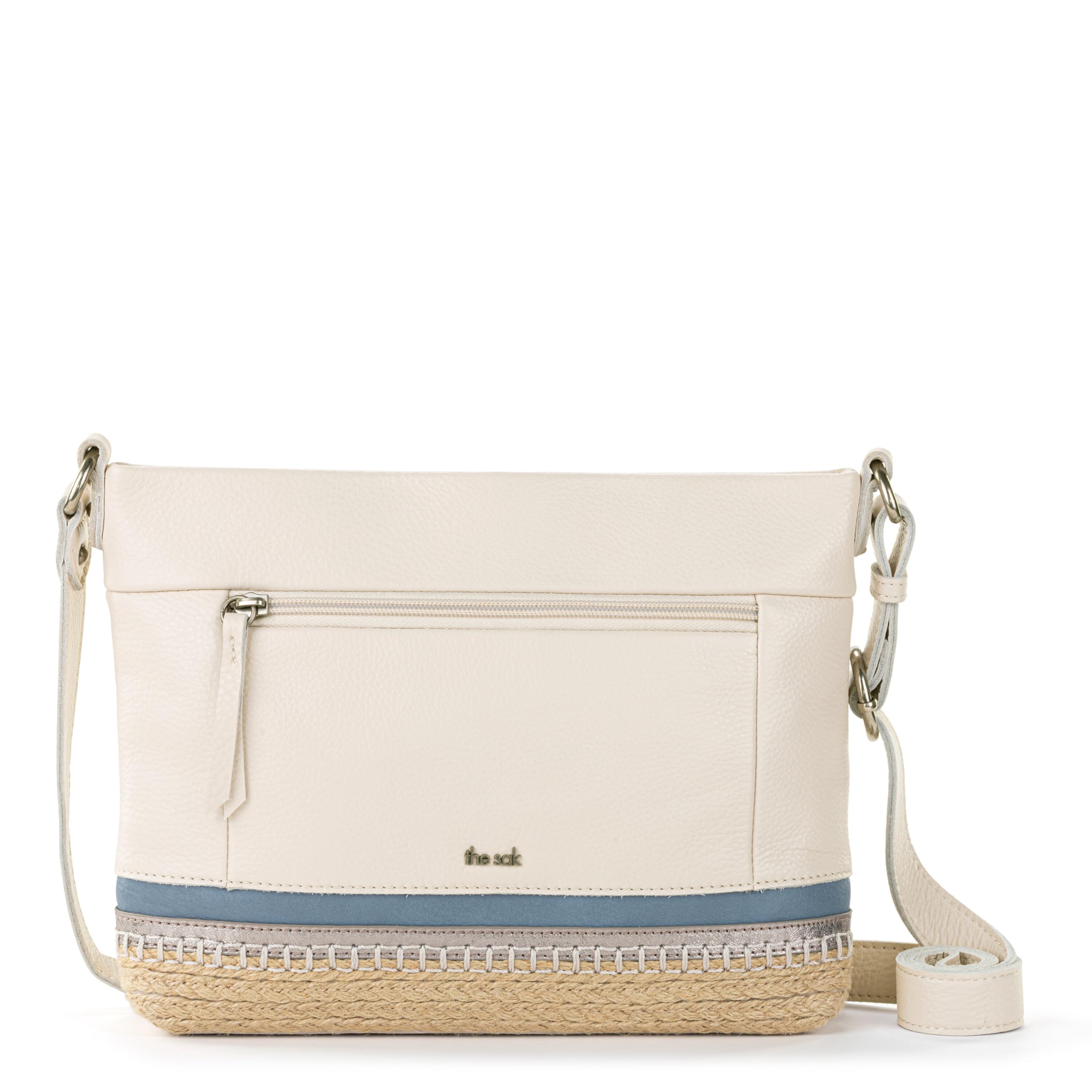 The Sak Melrose Leather Crossbody Purse for Women - Premium Genuine Leather Handbag with Zipper Closure & Adjustable Strap - Stylish Everyday & Travel Shoulder Bag - Perfect for Work, Shopping, and Date Nights
