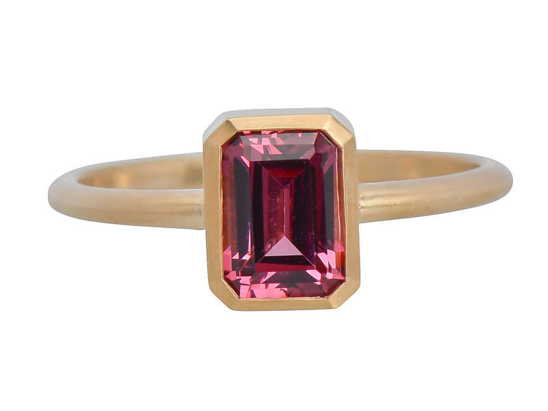 Pink Serenade Umbalite Garnet Ring – Elegant Gemstone Jewelry for Women | Perfect for Weddings, Anniversaries & Special Occasions