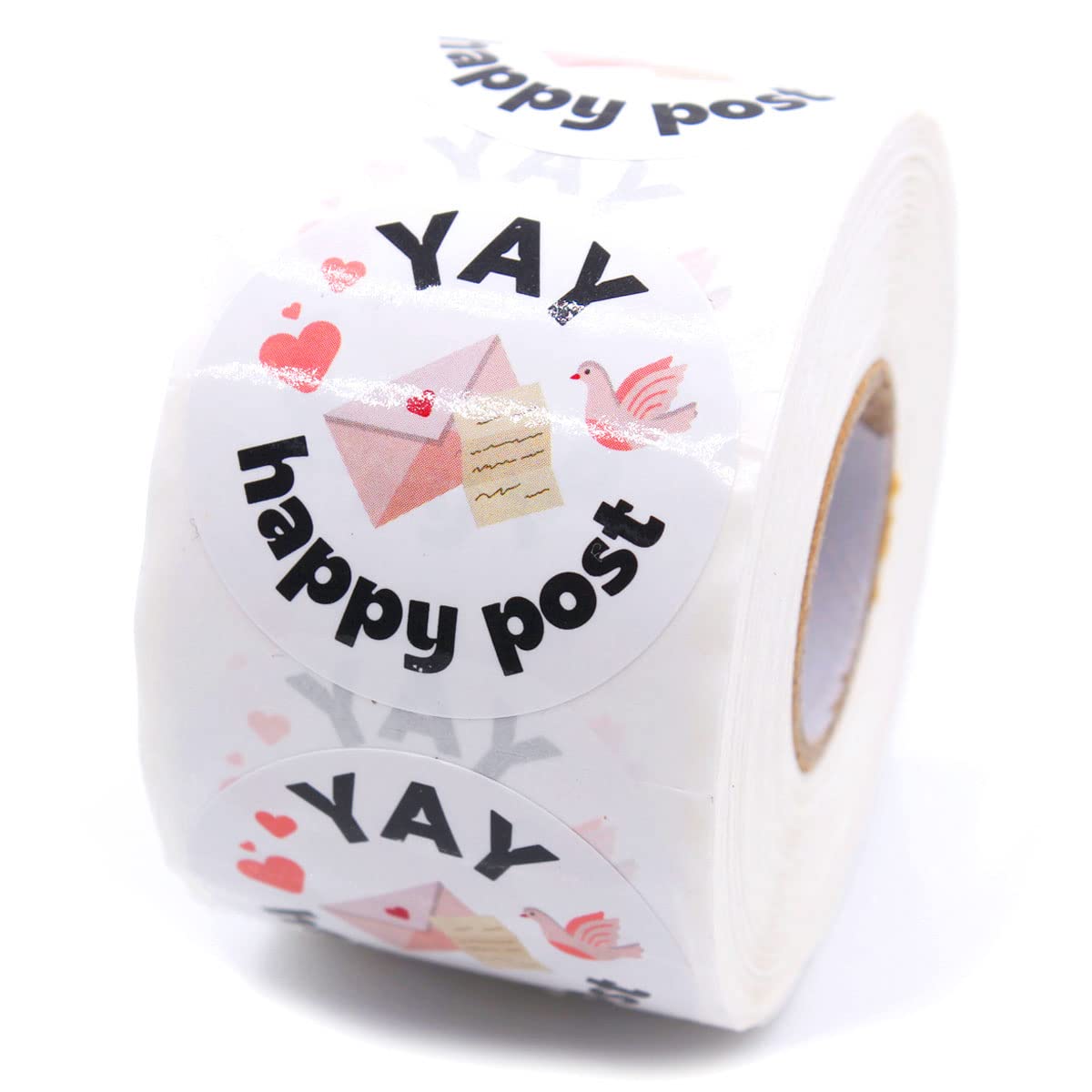 Funny Small Business Stickers Pack - 500 PCS Happy Mail, Yay & Cute Packaging Stickers for Shipping Envelopes, Perfect for Etsy Sellers & Online Shops - Great for Branding, Thank You Notes & Customer Appreciation Gifts