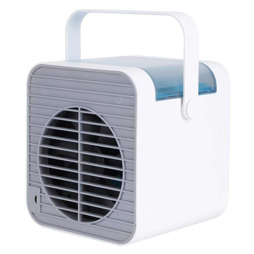 Mini USB Air Cooler - Portable Desktop Air Conditioner Fan for Home & Office | Personal Cooling Fan for Desk, Bedroom, Dorm | Compact & Energy Efficient