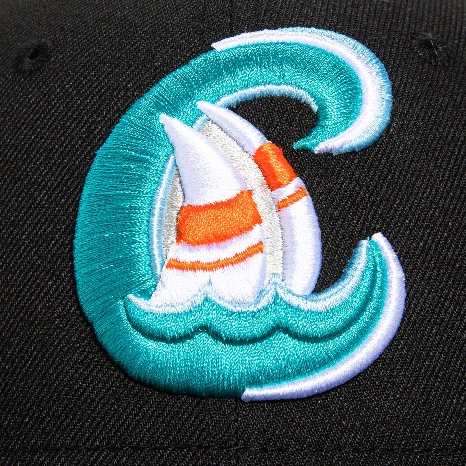 New Era 59Fifty Bowie Baysox Chesapeake Baseball Cap - Black | Official MLB Team Hat for Baseball Fans & Sports Enthusiasts | Perfect for Games, Tailgating & Casual Wear