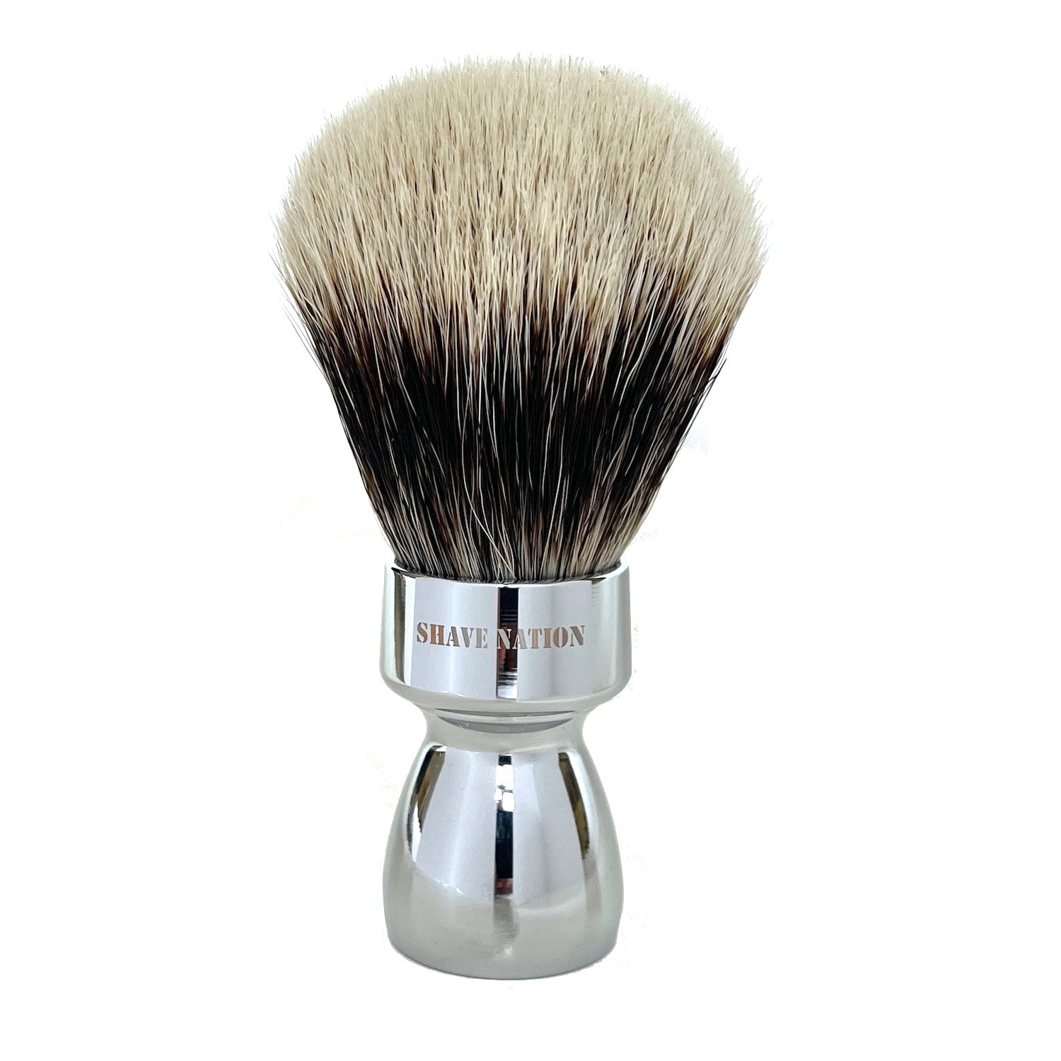 Premium Badger Hair Shaving Brush with Chrome Handle - Best for Wet Shaving, Grooming & Beard Care - Ideal for Men's Daily Shaving Routine & Luxury Grooming Gifts