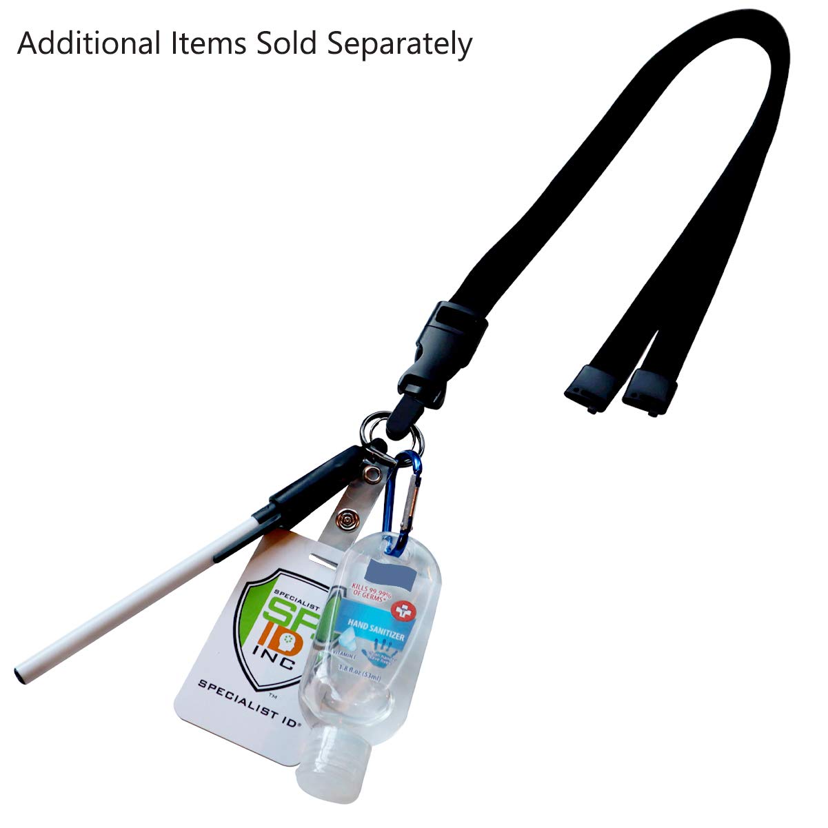 All-in-One Lanyard with Pen & ID Holder - for Teachers, Nurses, Office Use