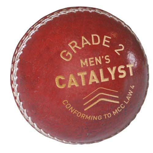 Gunn & Moore Catalyst Cricket Ball - Premium Leather Cricket Ball for Matches & Practice | Perfect for Professional & Amateur Players