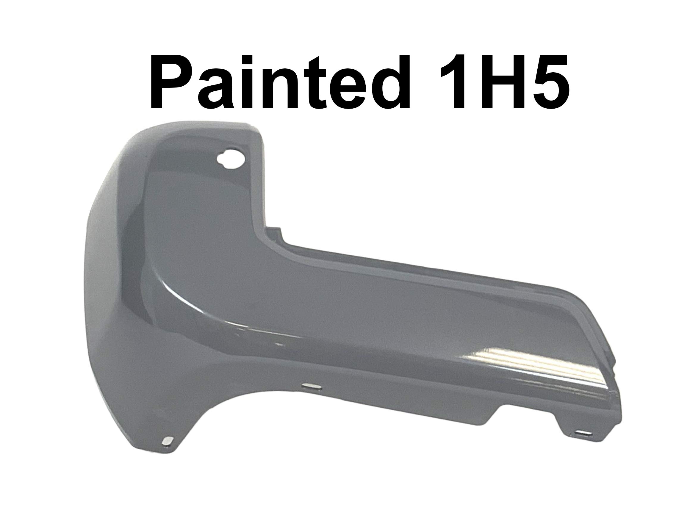 OEM Replacement Left Rear Bumper End Painted Cement Gray with Sensor Hole - Compatible with TO1104138 | Perfect for Car Body Repair & Enhancement