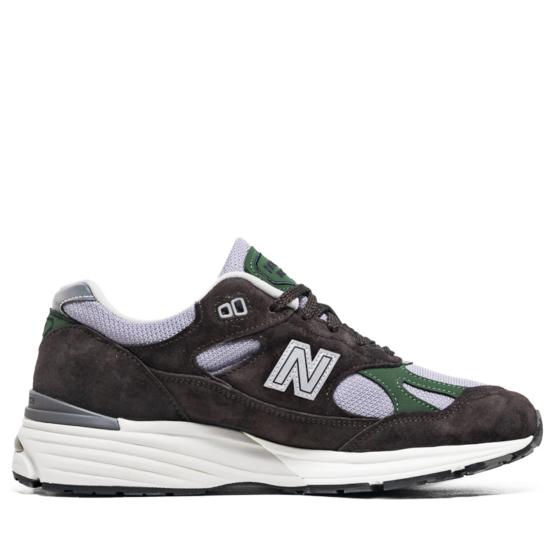 New Balance 991v2 Running Shoes - Made in UK - Licorice/Lavender Gray - Premium Comfort for Men & Women - Perfect for Jogging, Gym & Casual Wear
