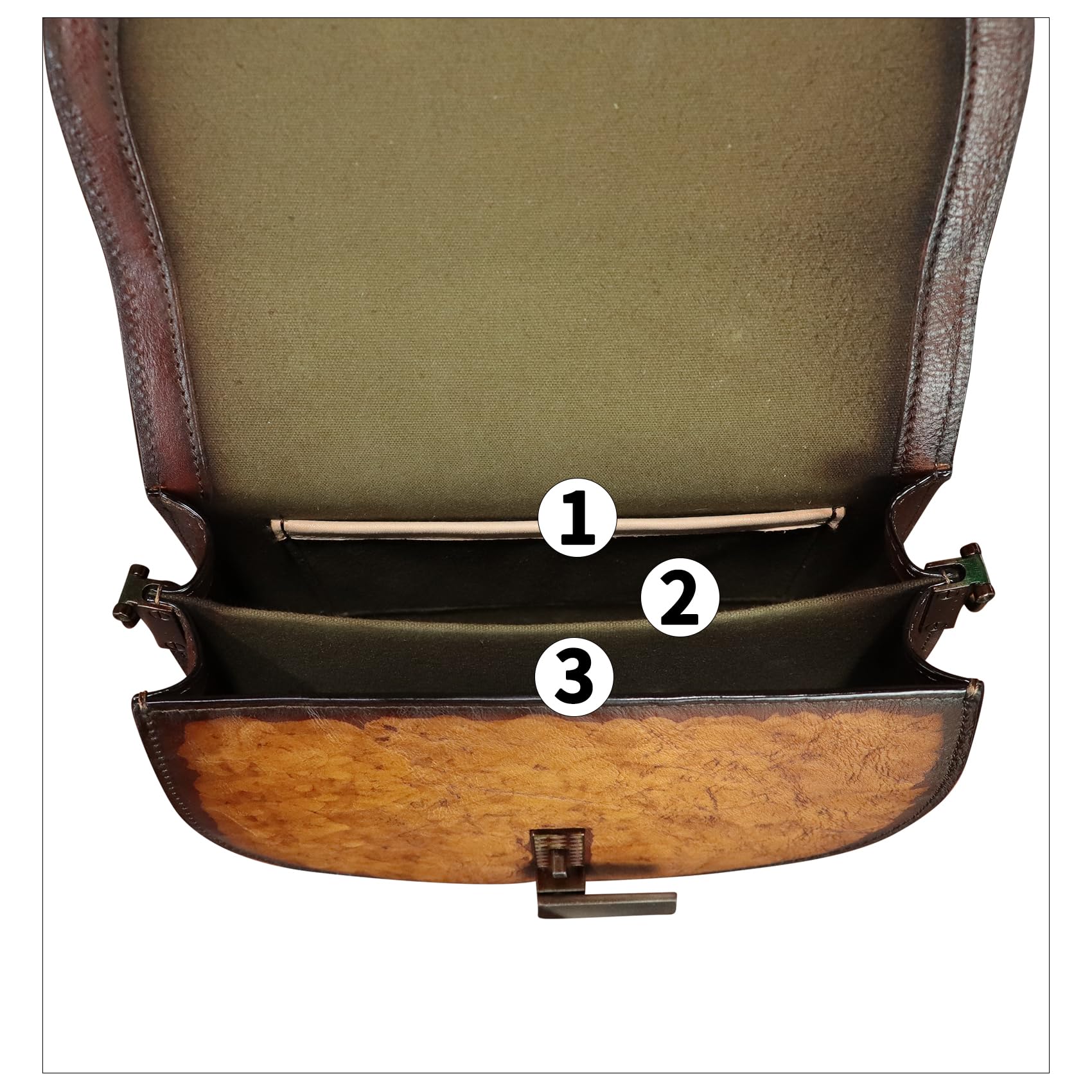 Genuine Leather Crossbody Bag for Women - Vintage Retro Leather Pouch Handbag Purse Ladies Satchel | Perfect for Everyday Use, Travel & Date Night