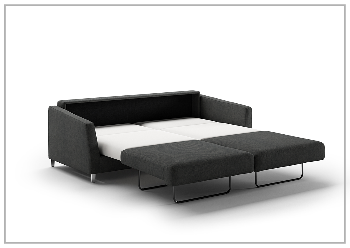 Custom Luonto Monika Fabric Sleeper Sofa - Handmade to Order | Convertible Couch Bed for Small Spaces & Guest Rooms | Perfect for Apartments, Dorms & Home Offices