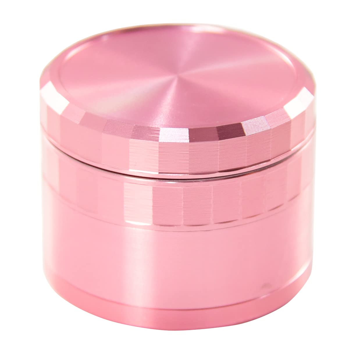 JWEX Premium Pink Spice Grinder - 2.5 Inch Stainless Steel Herb Grinder for Kitchen, Cooking & Baking - Perfect for Grinding Pepper, Salt, Spices & Herbs