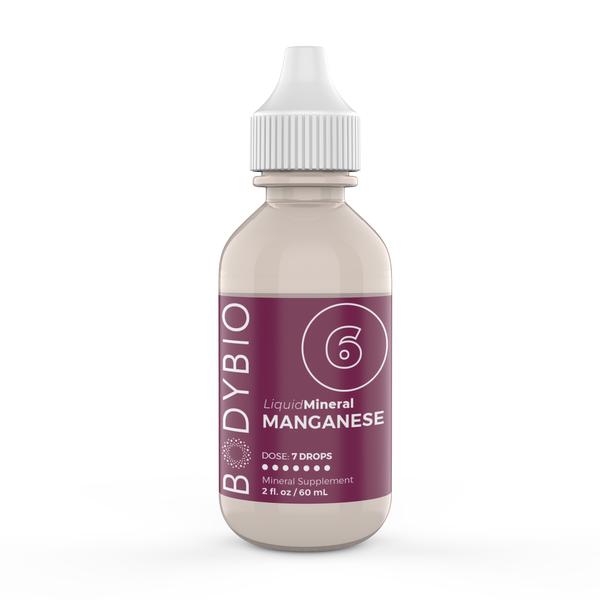 Liquid Mineral Manganese Supplement - High Absorption Manganese Drops for Immune Support & Bone Health | Vegan, Gluten-Free | Ideal for Athletes & Wellness Enthusiasts