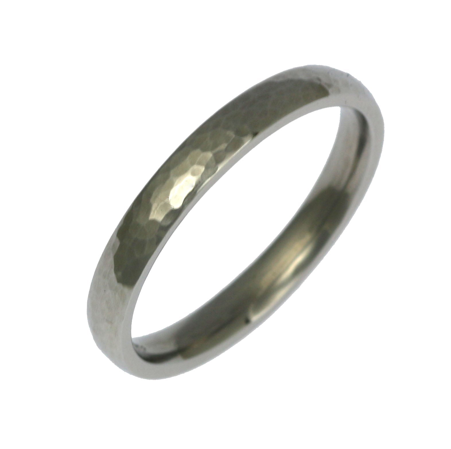 3mm Hammered Comfort Fit Stainless Steel Men's Wedding Band Ring - Durable & Hypoallergenic for Everyday Wear, Anniversary Gift, or Special Occasions