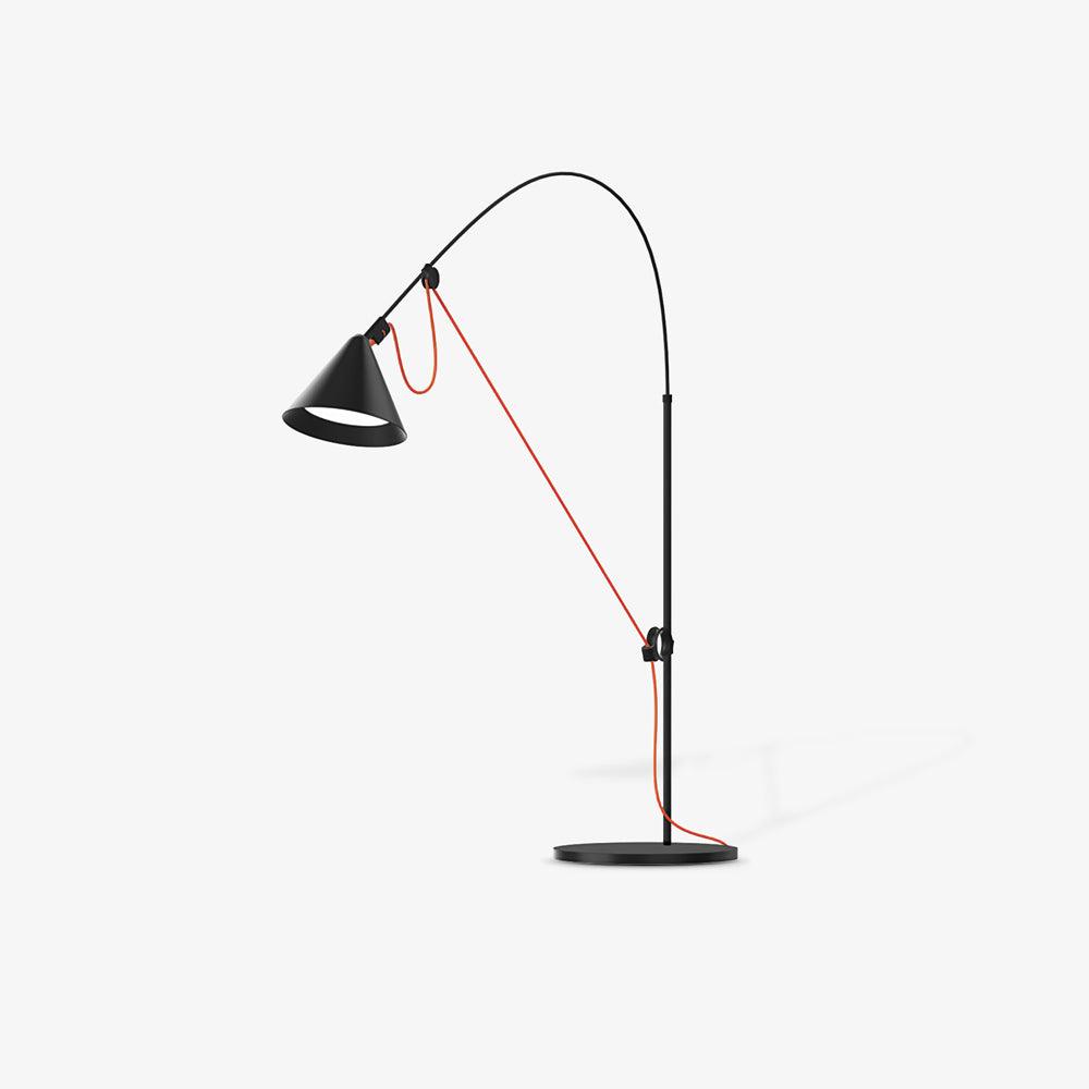 Modern Black Table Lamp for Bedroom & Living Room - Energy Efficient LED Desk Light for Reading, Working & Decor