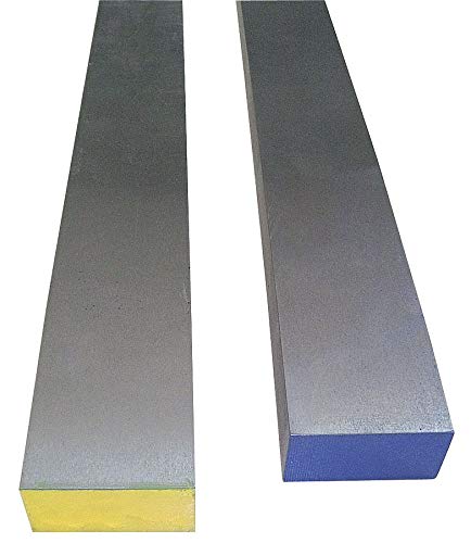 A2 Air Hard Flat Stock, 1 Inch Width x 18 Inch Length - Premium Steel Bar for Metalworking, Fabrication, and DIY Projects - Perfect for Construction, Automotive Repair, and Industrial Applications