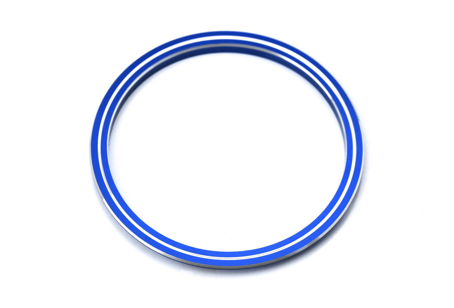 Blue Aluminum AC Vent Trim Ring Cover for Subaru Impreza WRX STI - Upgrade Interior Accessories for Car Climate Control System - Perfect for Customization & Car Enthusiasts