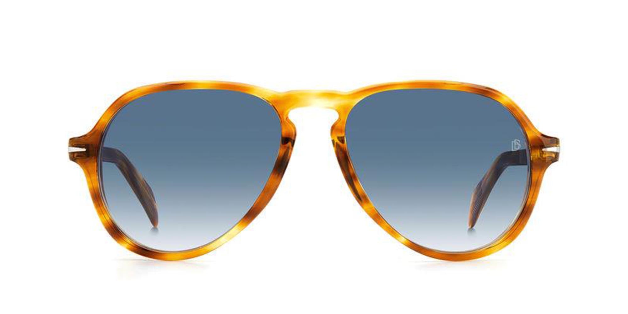 David Beckham DB7079/S Men's Sunglasses - Polarized UV Protection Aviator Style for Driving, Outdoor Sports & Fashion