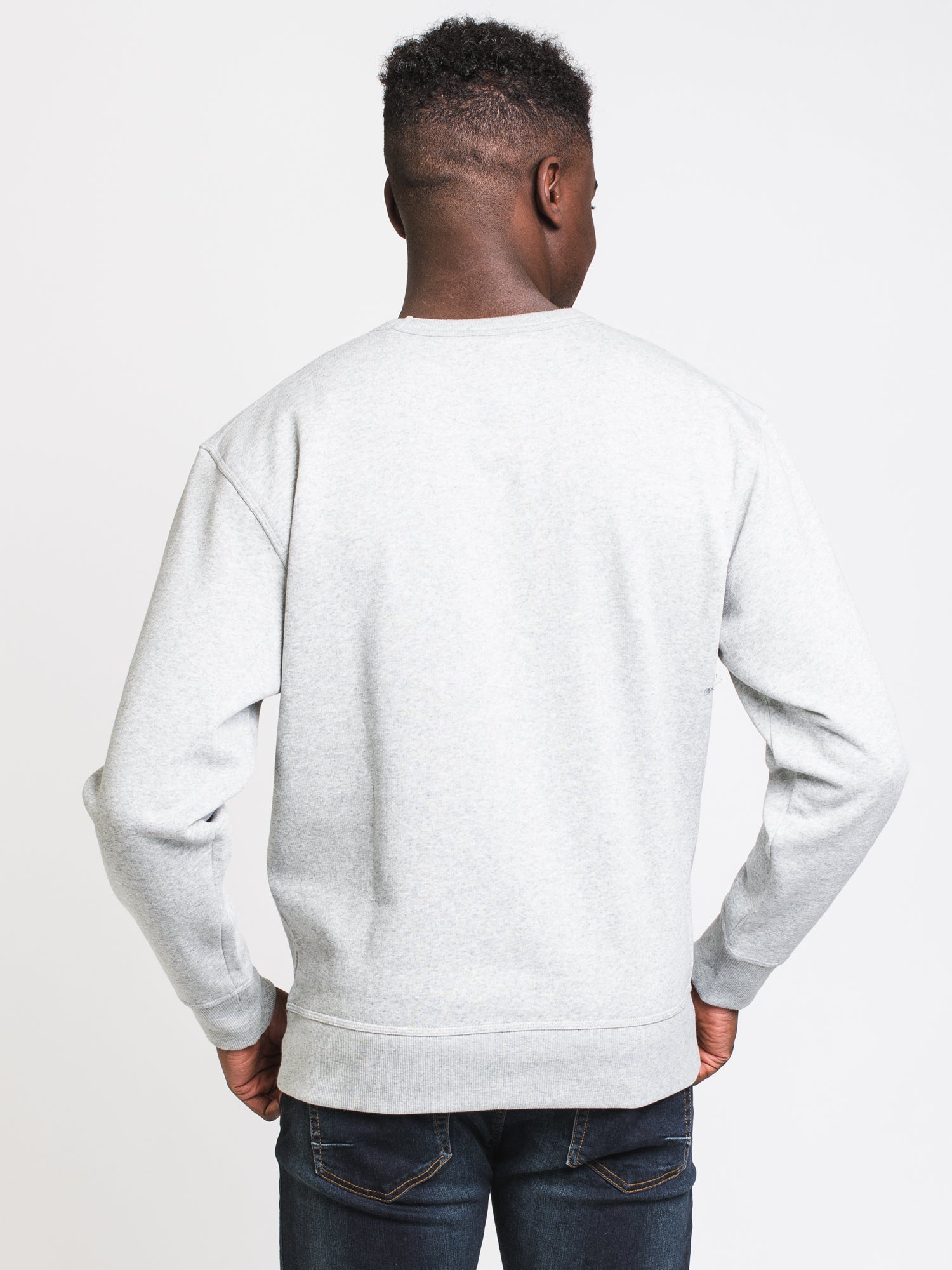 Champion Powerblend Graphic Crew Script Sweatshirt - Soft & Comfortable Pullover for Men & Women - Perfect for Casual Wear, Gym & Lounge