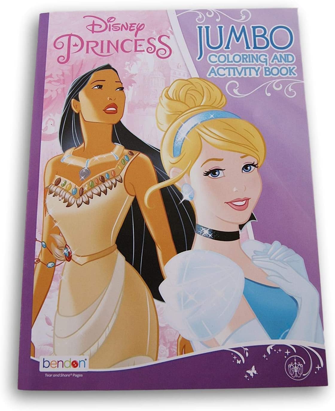 Disney Princess Coloring and Activity Book for Kids - 96 Pages of Fun Learning & Creativity | Perfect for Birthday Gifts, Travel Entertainment & Preschool Education