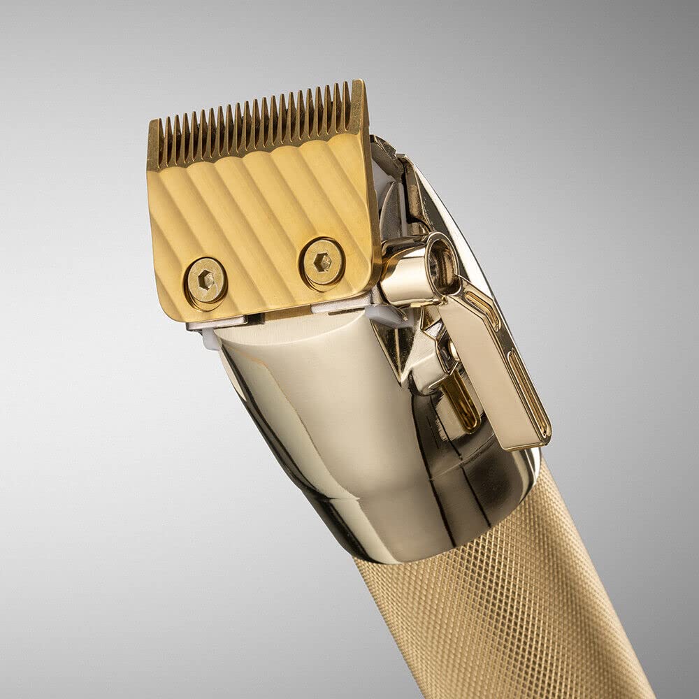 Babyliss Pro Gold Super Motor Cordless Hair Clipper for Men & Women - Professional Cordless Hair Trimmer for Home & Salon Use, Beard & Mustache Grooming, Fade & Haircut Styling
