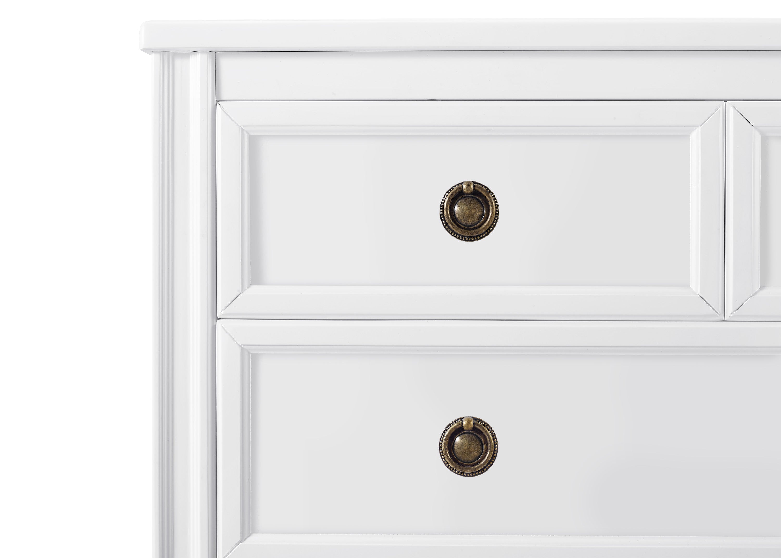 Heritage 4-Drawer Baby Dresser with Changing Table Top & Safety Interlocking Drawers - Perfect for Nursery Organization and Infant Care