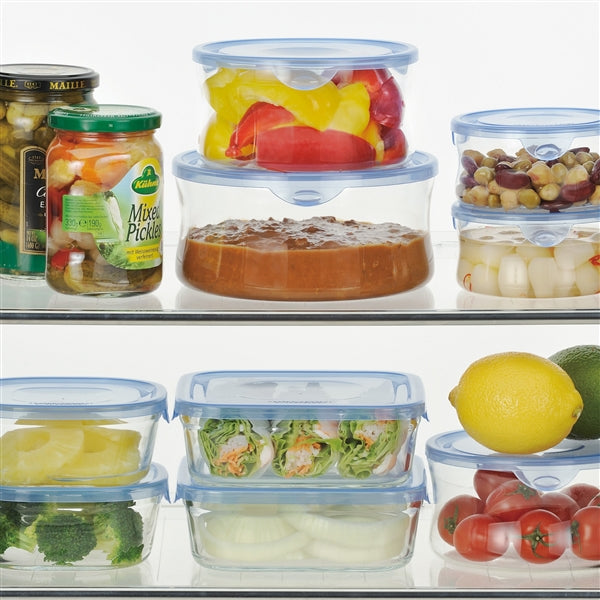 Iwaki Heat-Resistant Glass Food Storage Container with Lid - Round Shape for Microwave, Oven & Freezer - Perfect for Meal Prep, Leftovers & Bento Boxes