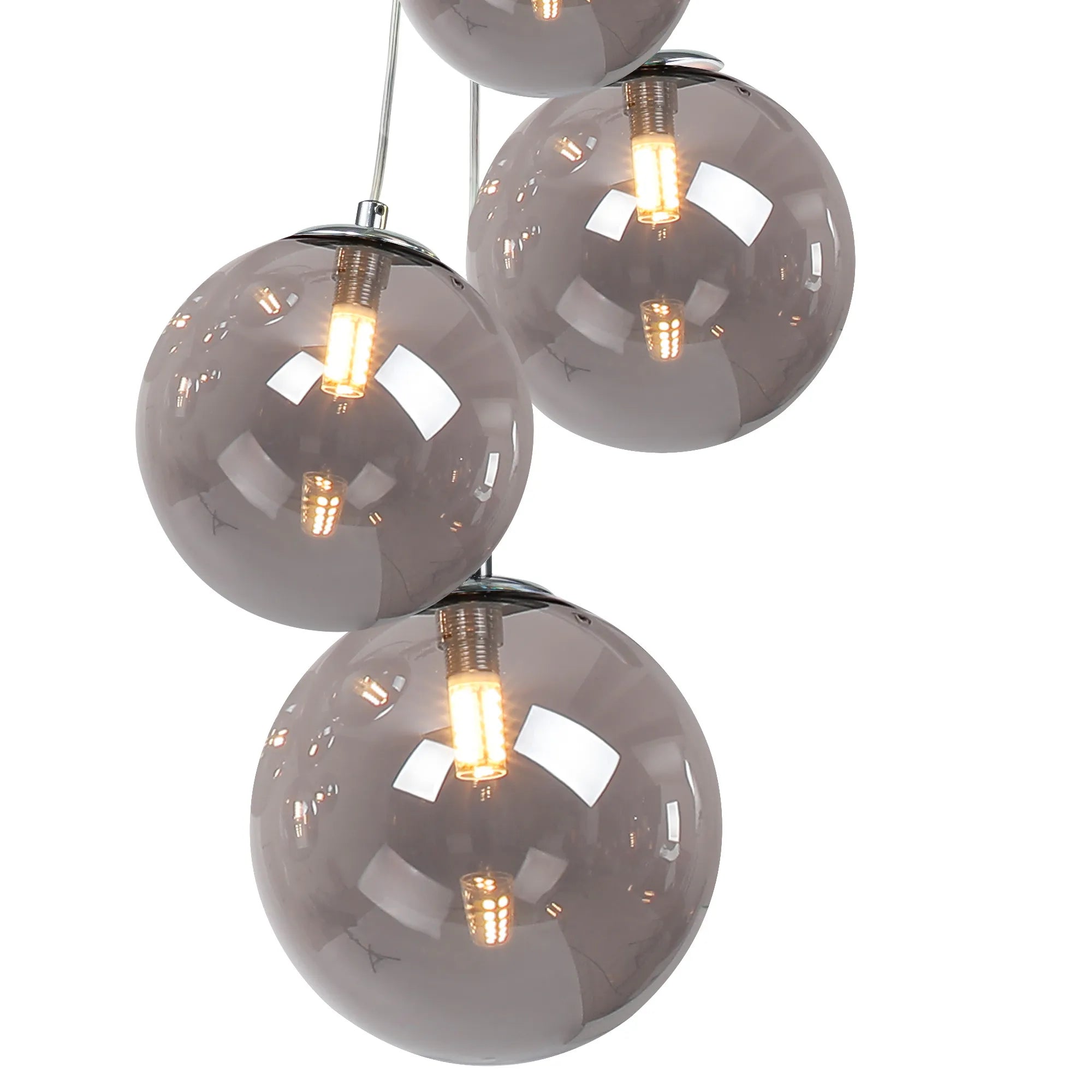 Modern Austin 5-Light Cluster Pendant with G9 Base - Elegant Ceiling Lighting for Dining Room, Kitchen Island, or Entryway