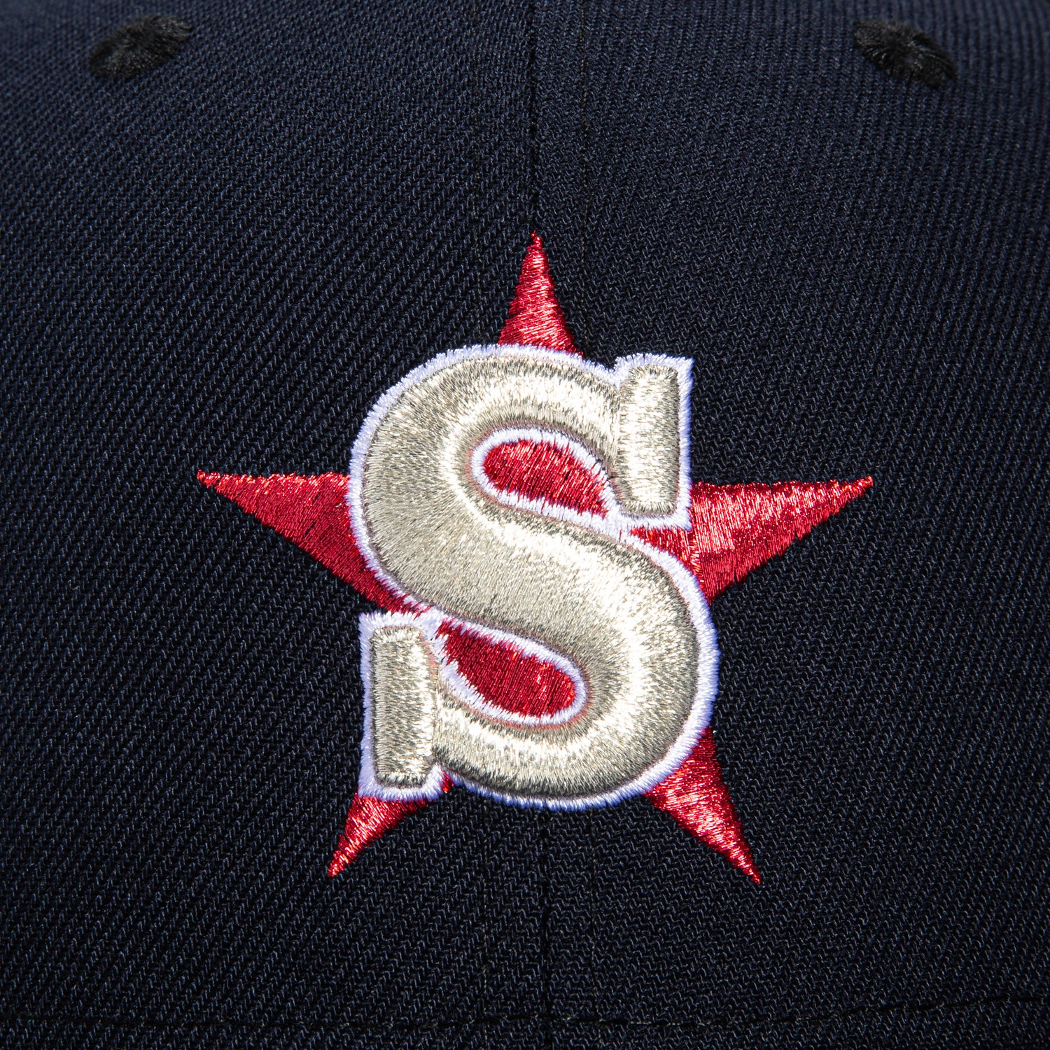 New Era 59Fifty San Bernardino Stars Club Patch Hat - Navy Blue Adjustable Baseball Cap for Men & Women - Perfect for Sports Fans, Streetwear Fashion & Casual Outfits