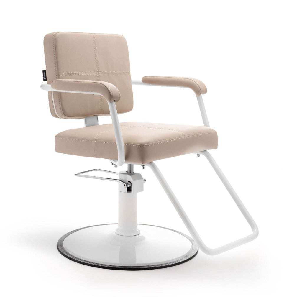 Lanvain ® Bianca Styling Chair 63W BBL - Professional Salon Styling Chair for Hairdressers & Barbers - Perfect for Salon, Spa & Home Use