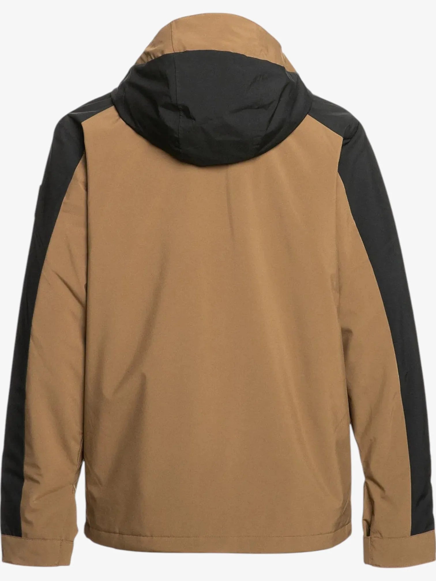 Quiksilver Mission Block Snow Jacket - Brown & Black - Waterproof Winter Coat for Skiing, Snowboarding & Outdoor Adventures