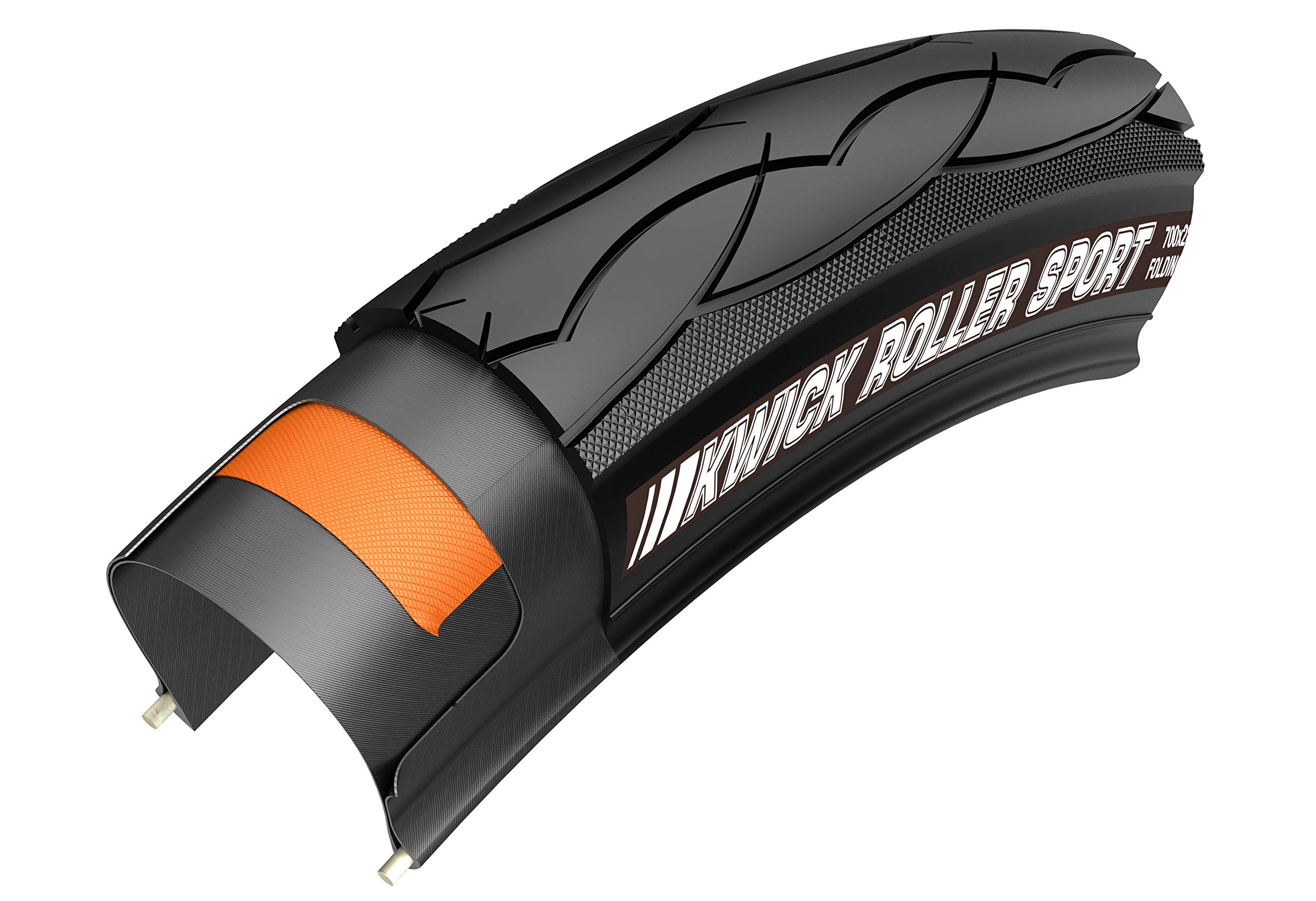 Kenda Kwick Roller Sport Bike Tire - High Performance Bicycle Tires for Road & Urban Cycling - Perfect for Commuting, Fitness Riding and Daily Use
