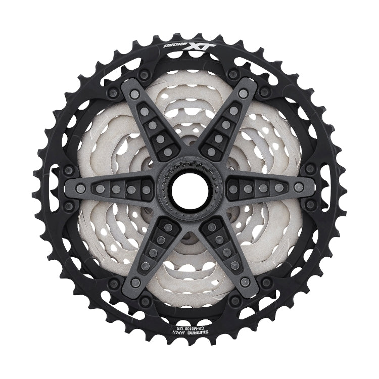 Shimano CS-M8100 12-Speed XT Bike Cassette - High-Performance MTB Drivetrain for Mountain Biking & Trail Riding