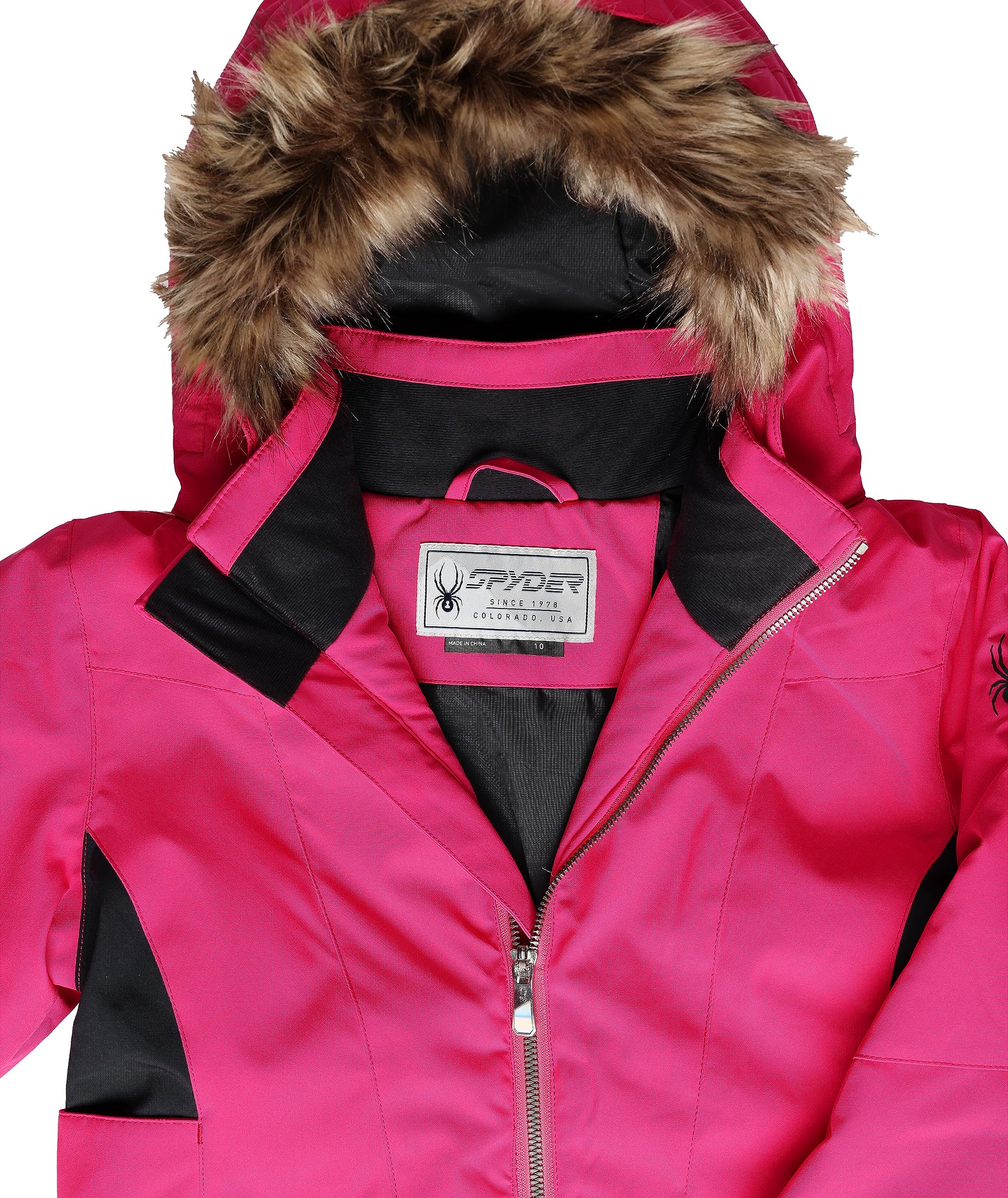 Spyder Girls Lola Insulated Ski Jacket - Waterproof Winter Coat for Women & Teens - Warm Snow Jacket for Skiing, Snowboarding & Outdoor Activities