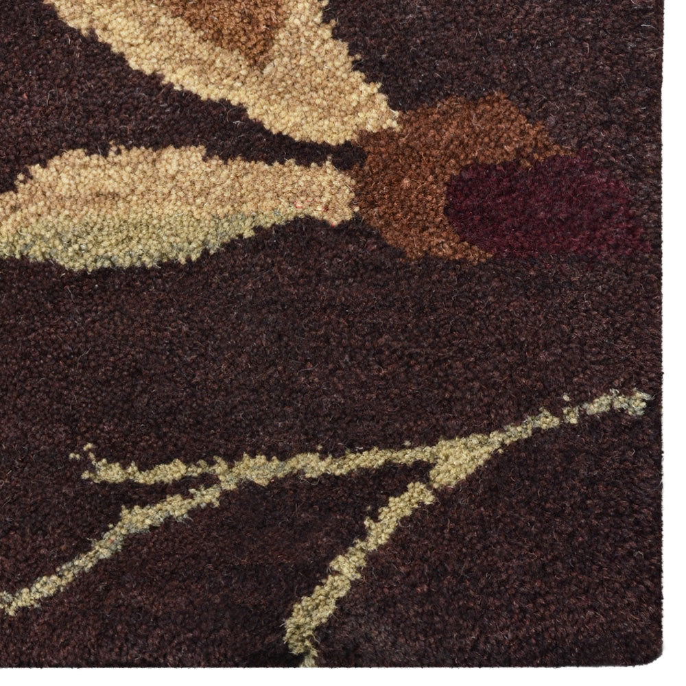 Exotic Bird of Paradise Hand Tufted Area Rug - Boho Chic Home Decor for Living Room, Bedroom & Nursery