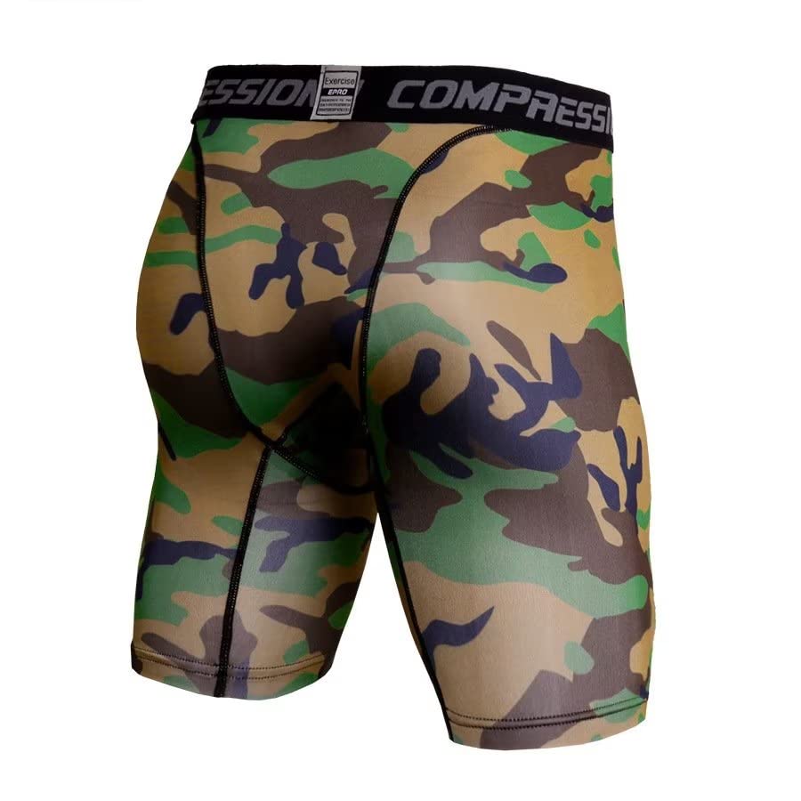 **Men's Compression Boxer Briefs 5-Pack - Moisture-Wicking Base Layer Shorts for Cycling, Gym, Running & Workout - Breathable Athletic Underwear for Active Lifestyles**    *(Perfect for cycling, gym workouts, running, hiking, and everyday activewear – stay comfortable and supported during any activity!)*