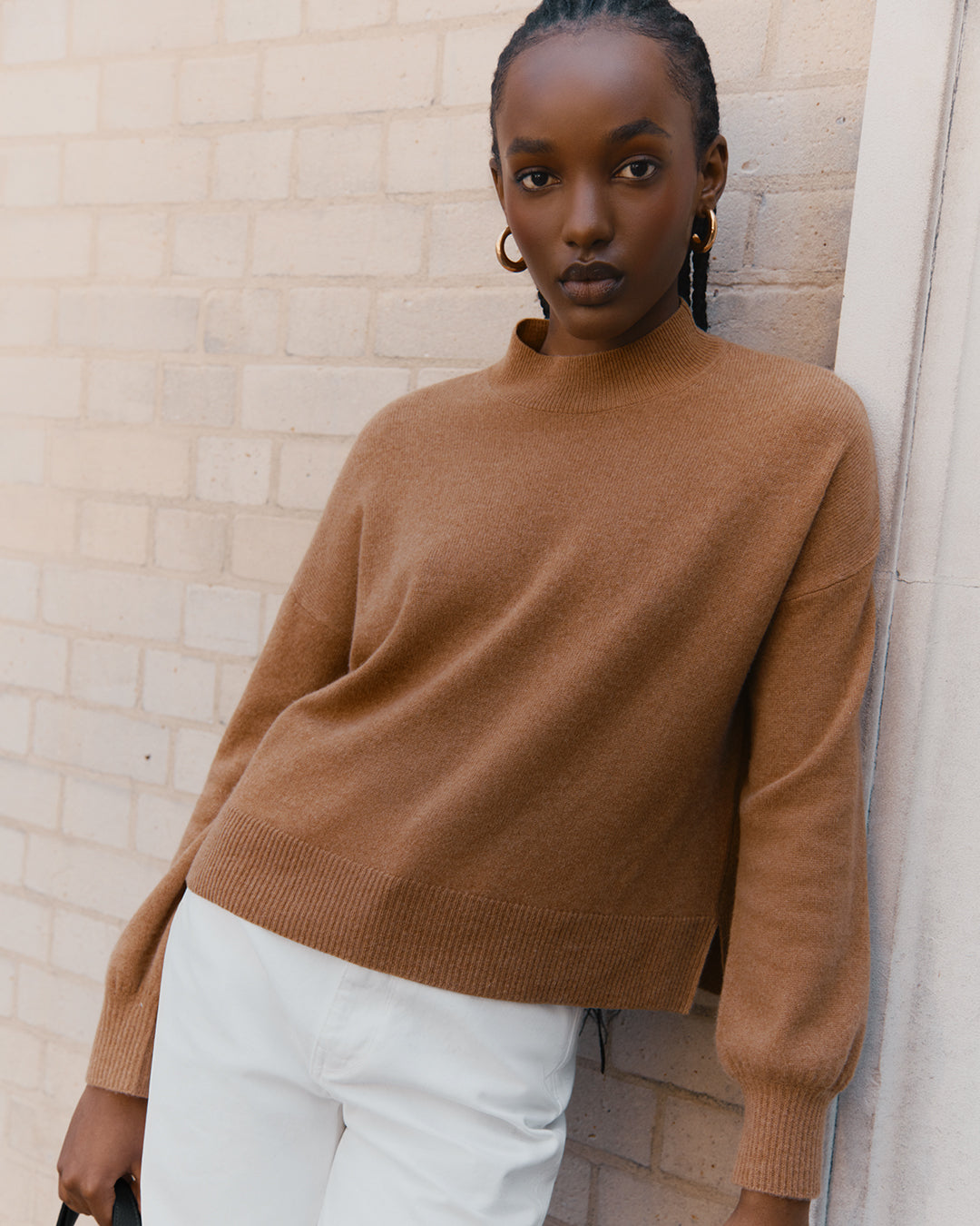 Premium Single Origin Cashmere Cropped Sweater - Soft & Luxurious Women's Pullover for Fall & Winter | Perfect for Office, Date Night & Casual Outings