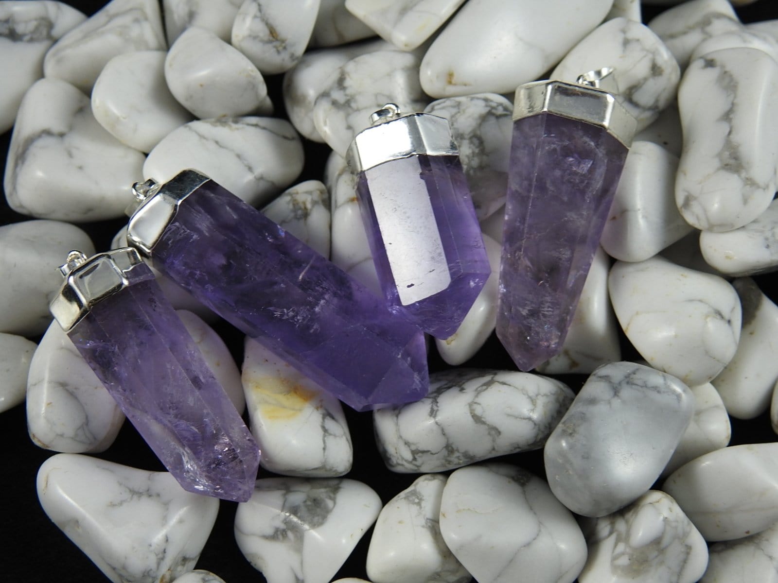 Amethyst Point Pendant Necklace - Natural Crystal Healing Jewelry for Women | Spiritual Gift, Meditation & Energy Balancing Accessory