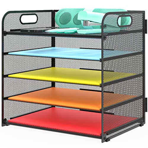 5-tier Desk Organizer,black