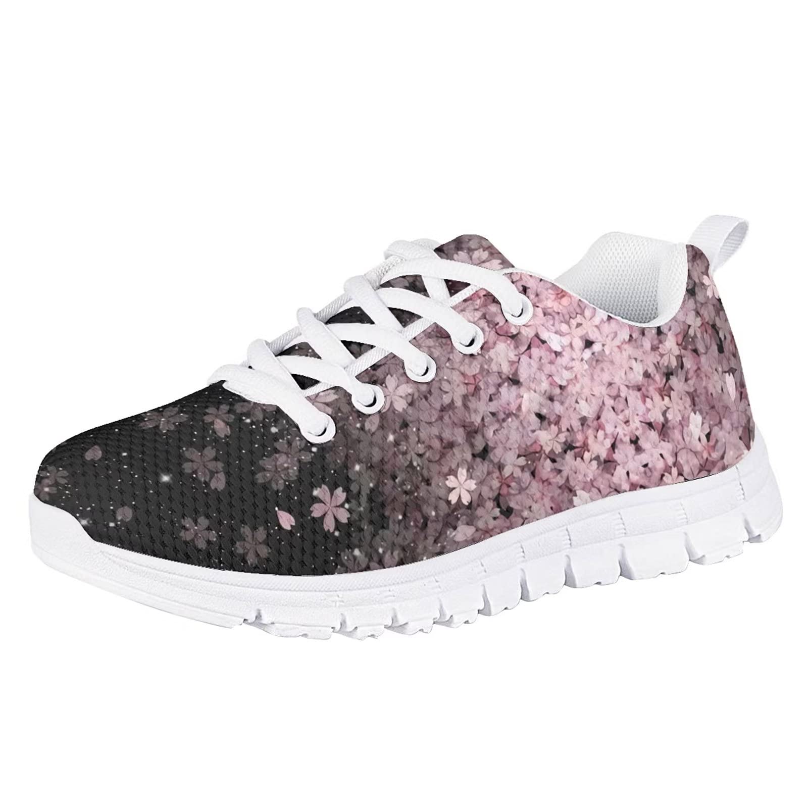 WELLFLYHOM Girls Running Shoes - Lightweight Athletic Tennis Sneakers for Kids, Non-Slip Gym & Outdoor Walking Shoes with Breathable Design - Perfect for School, Sports & Daily Activities