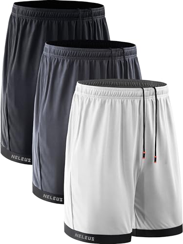 6095 Black/Grey/White,3 Pack