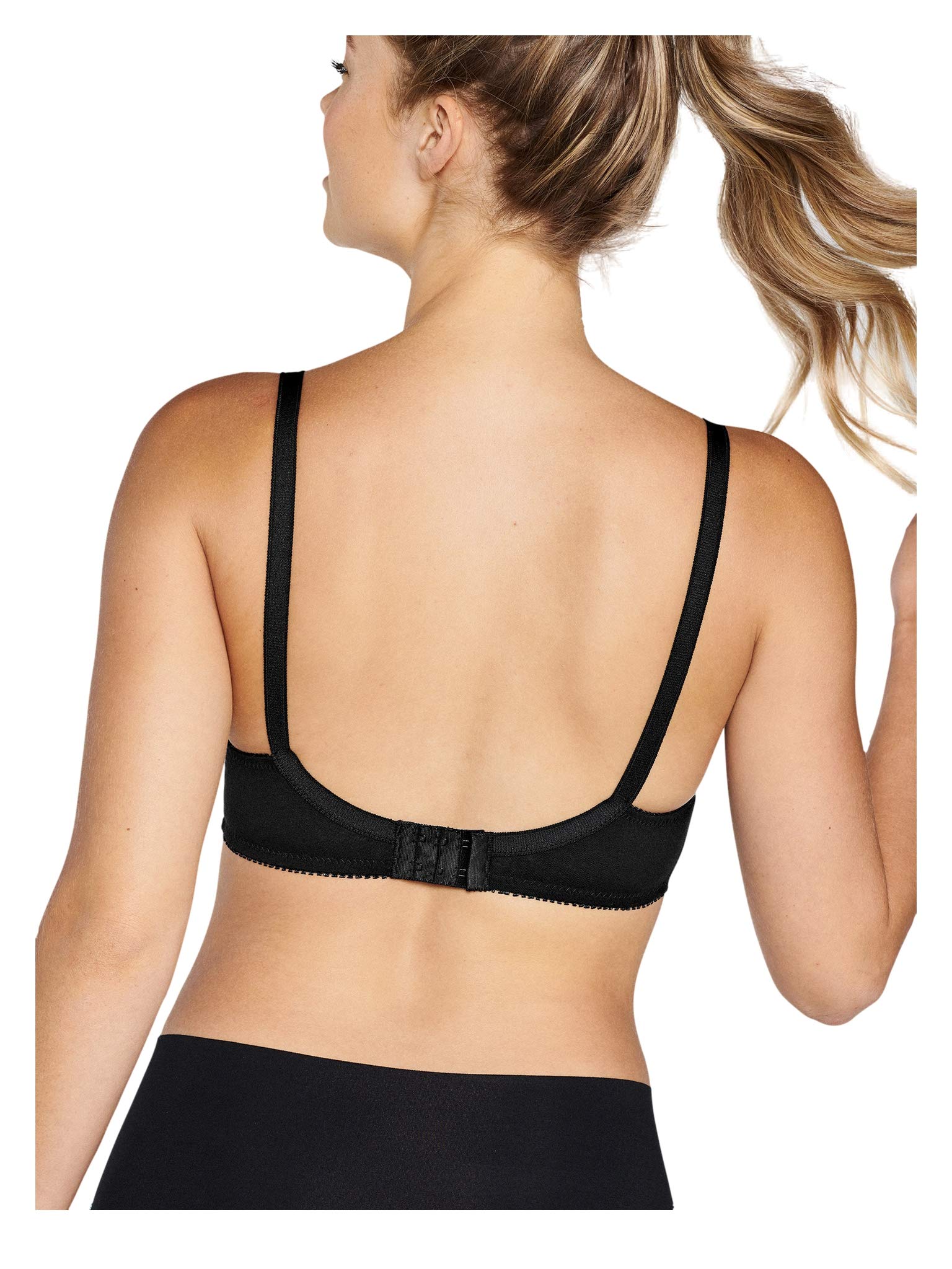 Naturana 5089 Women's Non-Wired Full Cup Nursing Bra - Comfortable Maternity & Breastfeeding Support for Nursing Mothers - Perfect for Daily Wear, Sleeping, and Postpartum Recovery