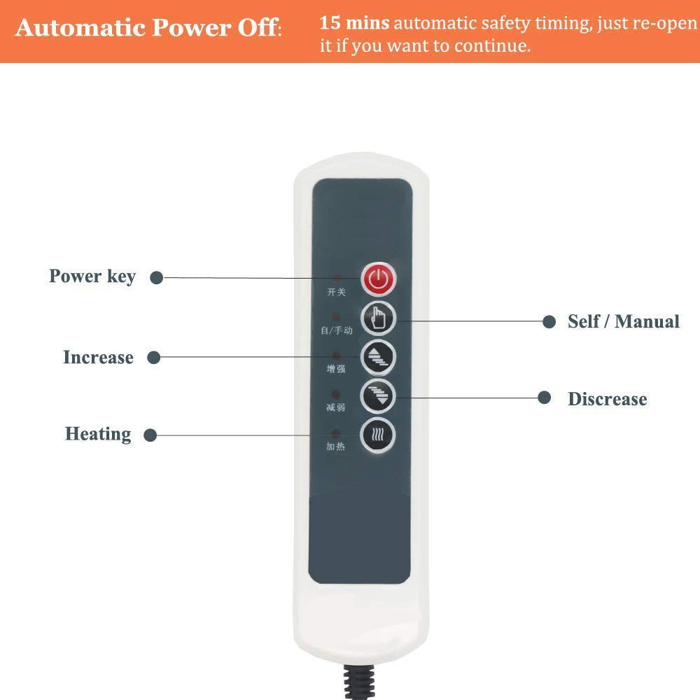 Electric Hand Massager for Stroke & Hemiplegia Recovery - Finger Rehabilitation Therapy Device with Infrared Heat - 110V/220V Passive Training Equipment for Home Physical Therapy & Pain Relief