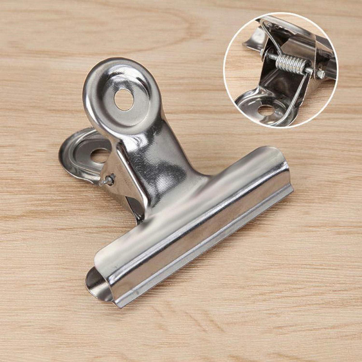 18-Pack Heavy Duty Stainless Steel Chip Clips - 3 Sizes Multi-Purpose Food Bag Clips for Kitchen, Office & School - Airtight Seal for Snacks, Chips, Cereal & More - Perfect for Organizing, Sealing Bags & Hanging Items