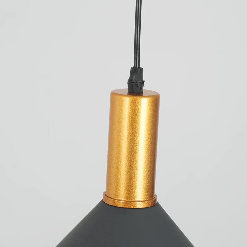 Modern 3-Light Cone Design Pendant Light for Dining Room - Elegant Ceiling Fixture for Kitchen Island, Breakfast Nook & Home Decor