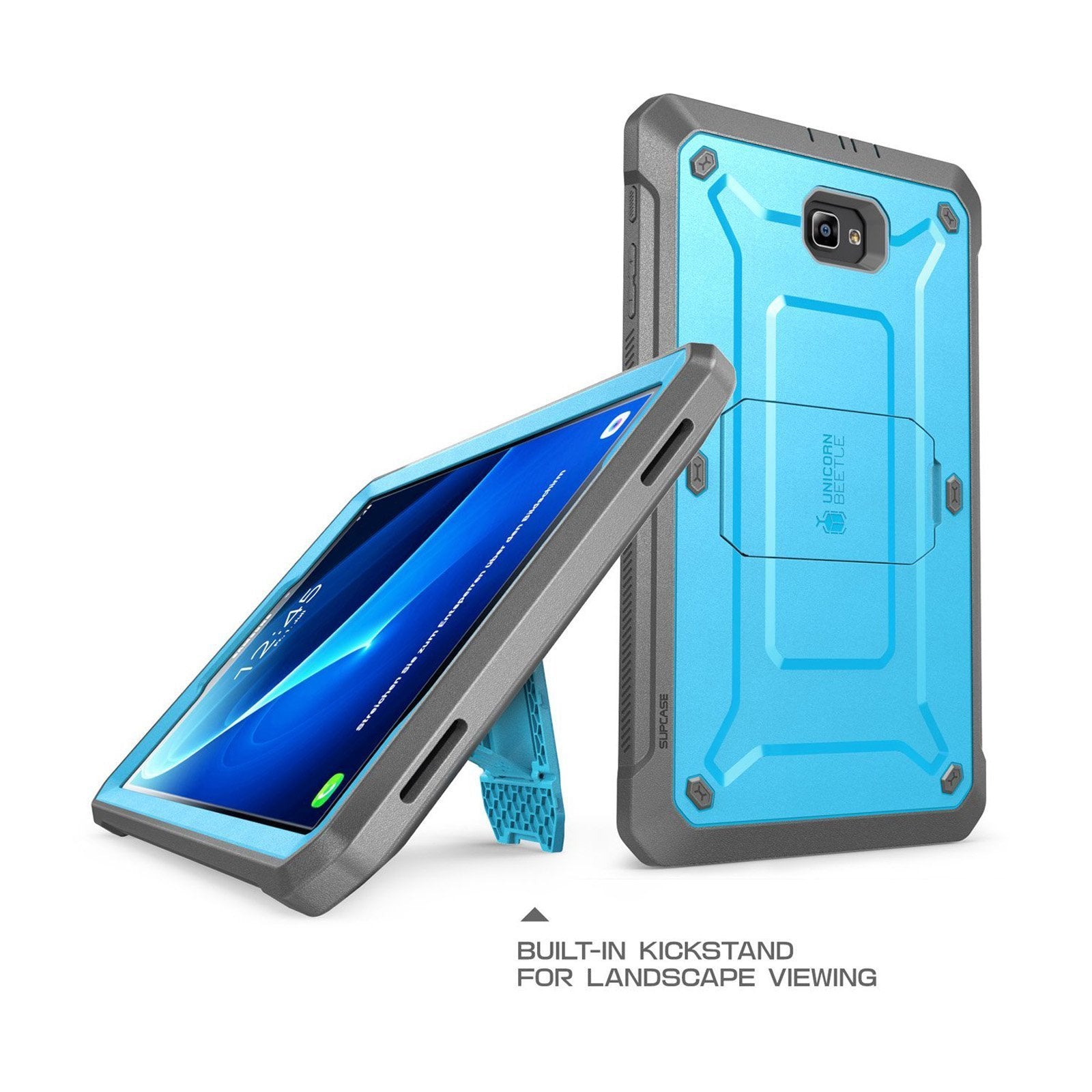 Samsung Galaxy Tab A 10.1 Inch (2016) Protective Case - Unicorn Beetle Pro Series Full Body Rugged Cover with Screen Protector (Blue) - Perfect for Kids, Travel & Outdoor Use