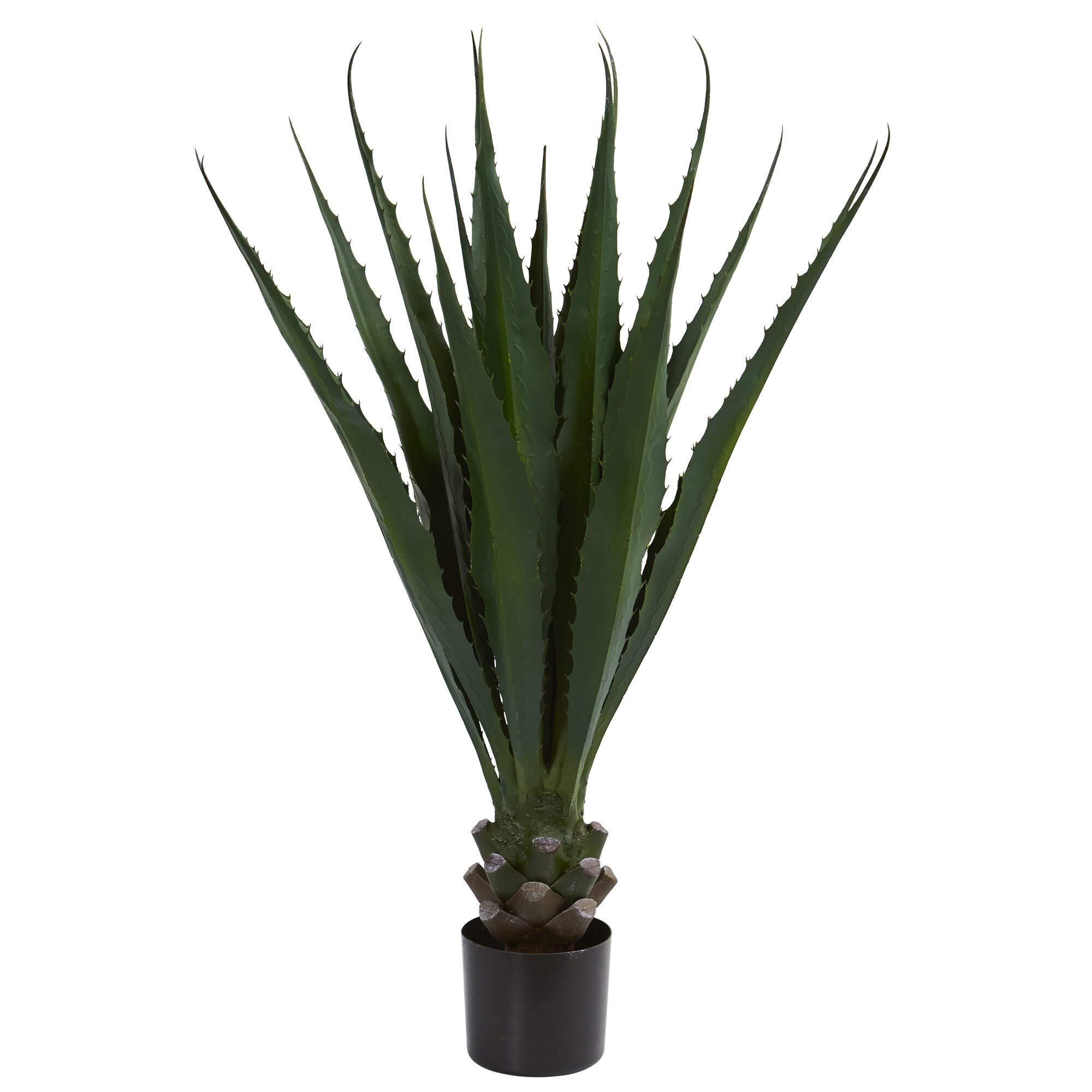 Agave Artificial Plant - Lifelike Fake Succulent for Home & Office Decor - Perfect for Indoor Greenery, Table Centerpieces, and Low-Maintenance Décor