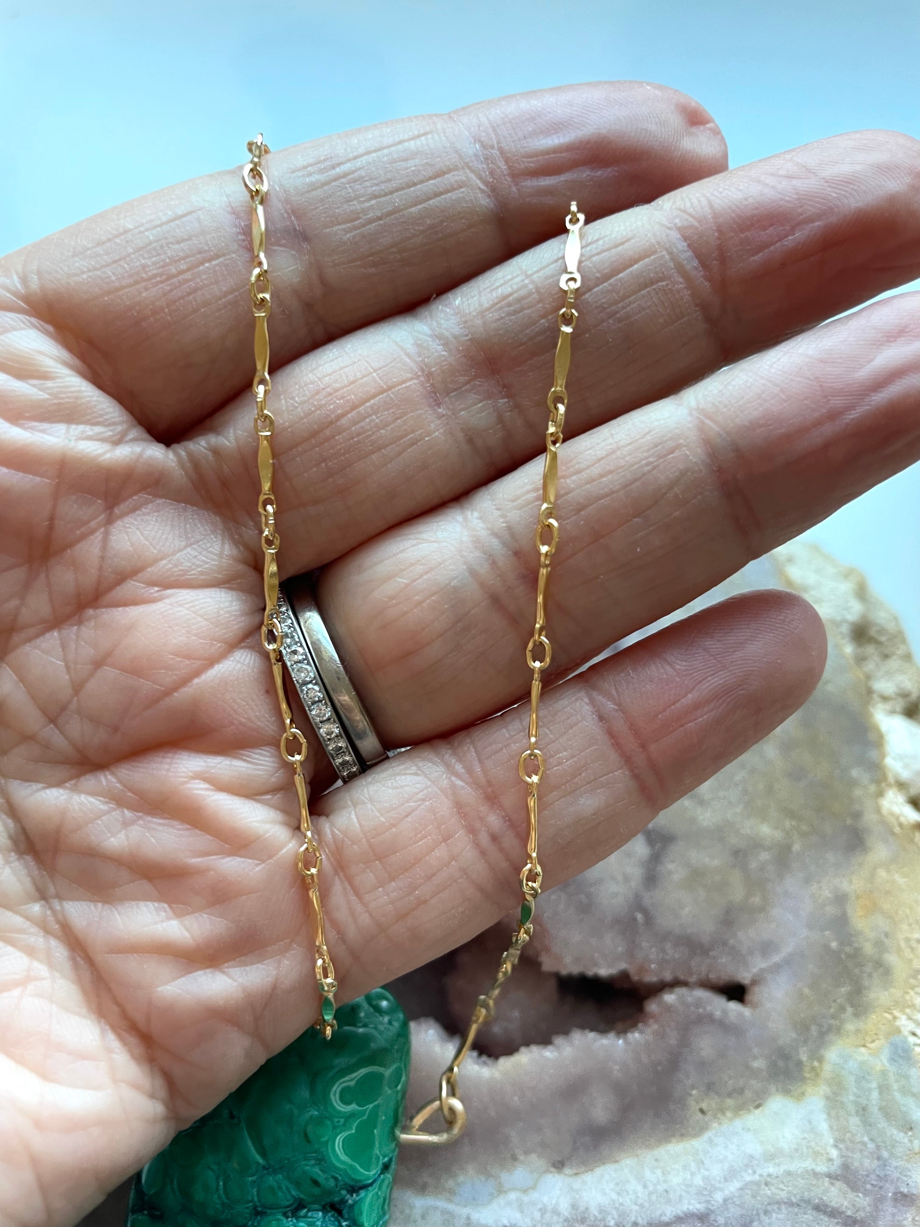 Stunning Large Malachite Statement Necklace in 14K Gold - Elegant Jewelry for Women, Perfect for Parties, Weddings & Special Occasions
