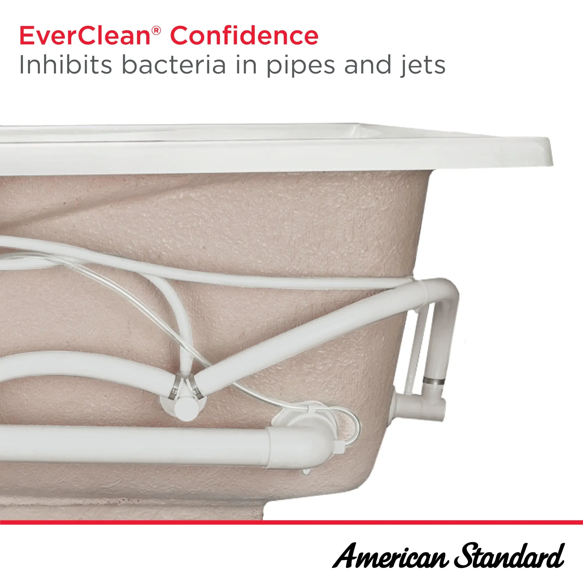 EverClean 60x36 Inch Whirlpool Bathtub - Premium Acrylic Drop-In Soaking Tub with Water Jets for Relaxation - Perfect for Master Bathroom, Spa Retreat & Luxury Home Renovation